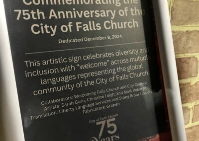 liberty accreditation on sign